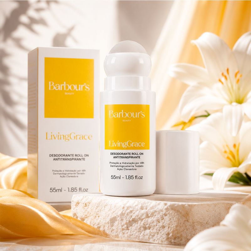 Desodorante Antitranspirante Roll-On Feminino 55ml - Barbour's Beauty Living Grace