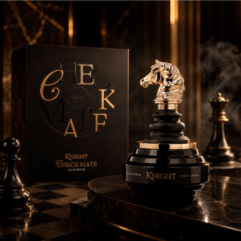 Perfume Masculino 100ml - Armaf Checkmate Black Knight Eau de Parfum