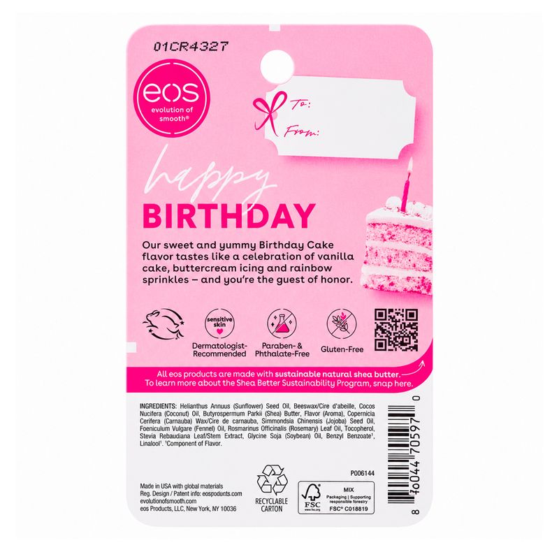 Lip Balm - eos Birthday Cake