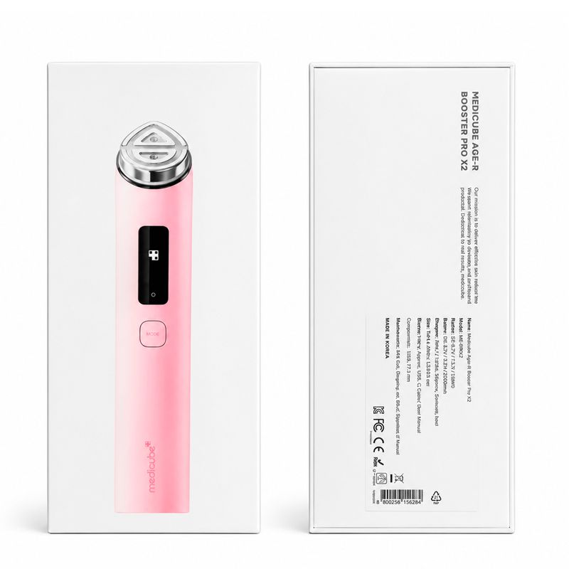 Dispositivo Facial - Medicube AGE-R Booster Pro X2 Rosa
