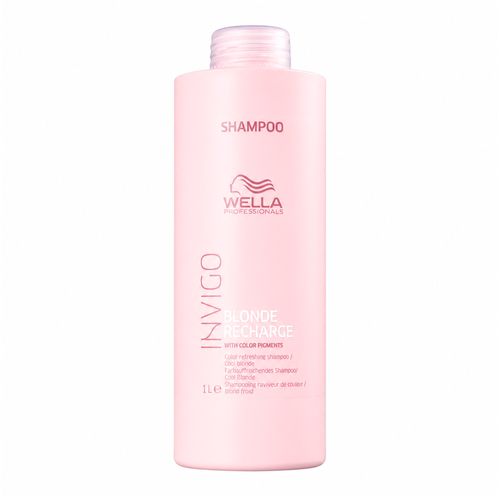 Wella Invigo Blonde Recharge - Shampoo Matizador 1000ml