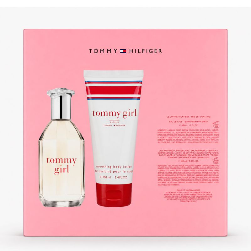 Eau de Toilette 50ml + Loção Corporal 100ml - Kit Tommy Hilfiger Tommy Girl Feminino