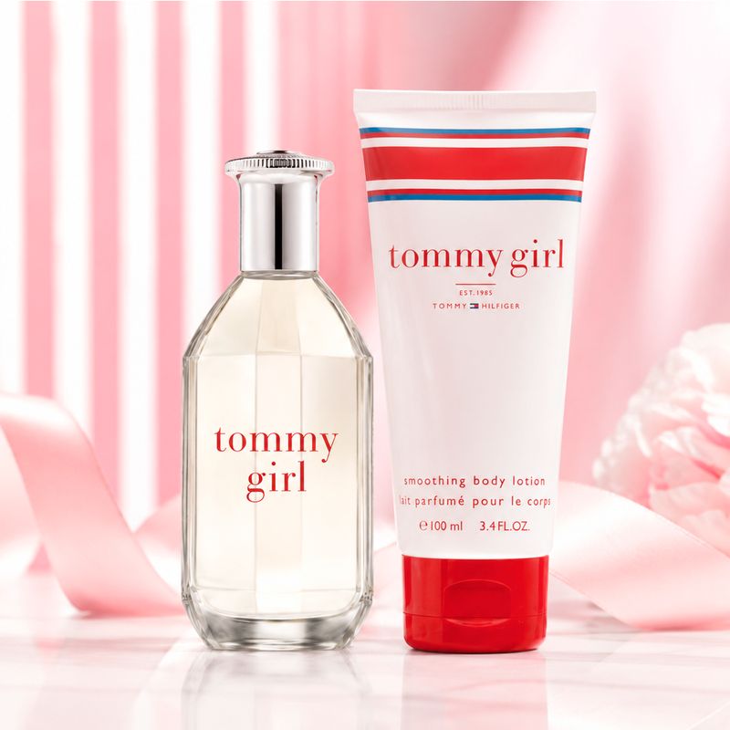 Eau de Toilette 50ml + Loção Corporal 100ml - Kit Tommy Hilfiger Tommy Girl Feminino