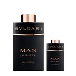 Kit Bvlgari Man In Black Masculino - Eau de Parfum 100ml + 15ml