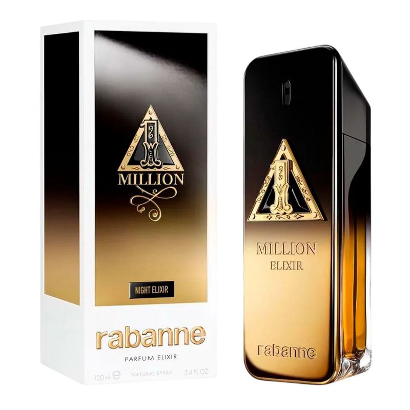 Perfume Masculino Rabanne 1 Million Night Elixir Parfum Elixir 100ml