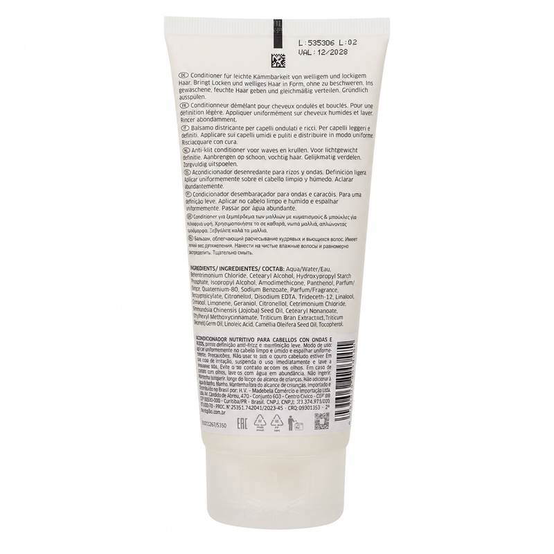 Condicionador 200ml- Wella Professionals Nutricurls Detangling Waves & Curls