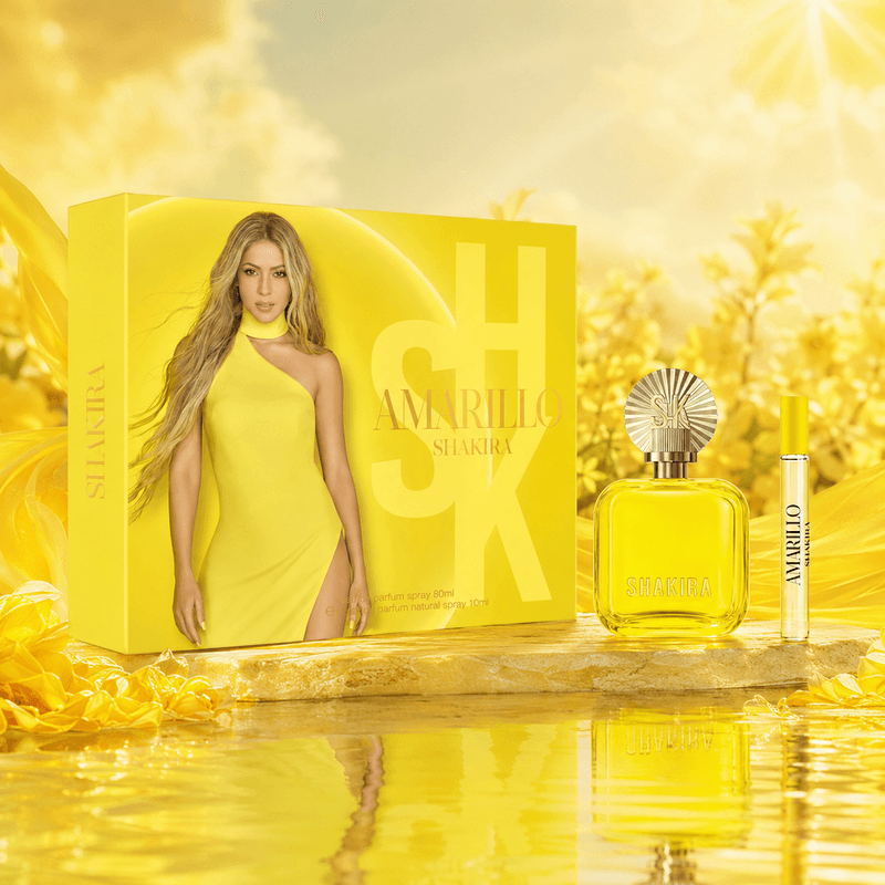 Eau de Parfum 80ml + Eau de Parfum 10ml - Kit Shakira Amarillo Feminino
