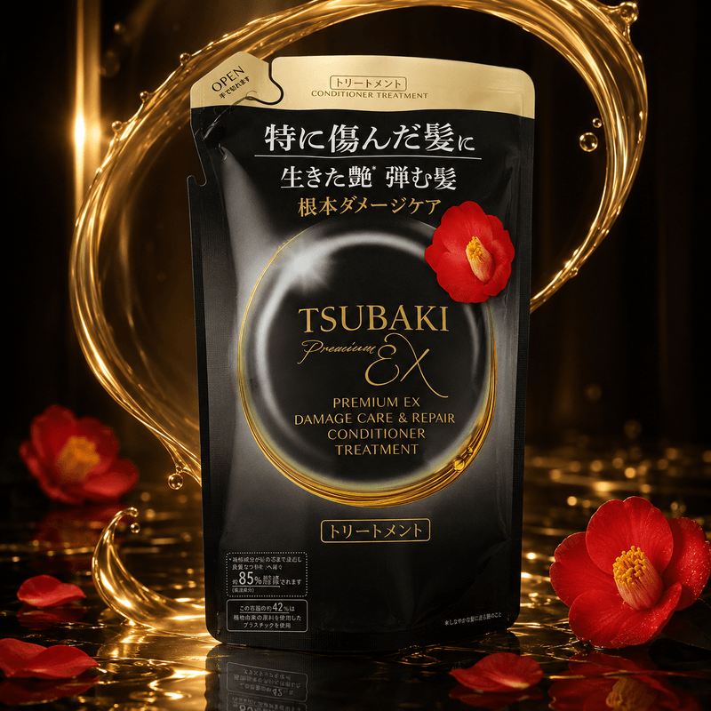 Refil Condicionador Tratamento 300ml - Tsubaki Premium EX Damage Care & Repair