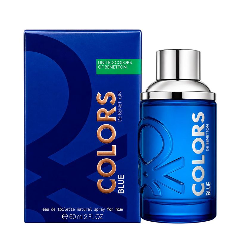 Perfume Masculino Benetton Colors Blue Eau de Toilette 60ml
