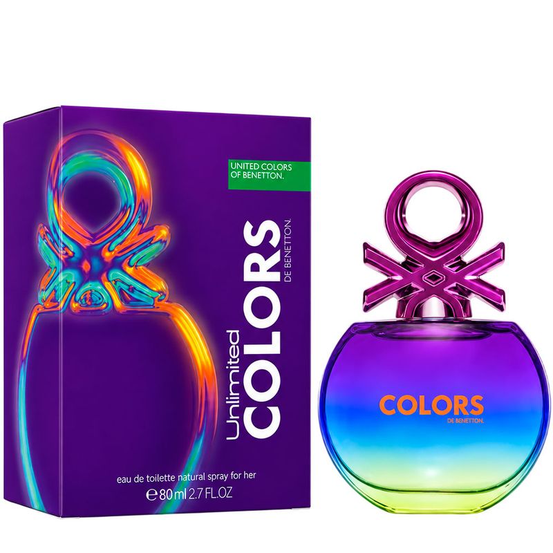 Perfume Feminino Benetton Unlimited Colors Eau de Toilette 80ml