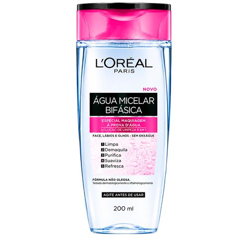 L'Oréal Paris Dermo Expertise Água Micelar Bifásica - Demaquilante Facial 200ml