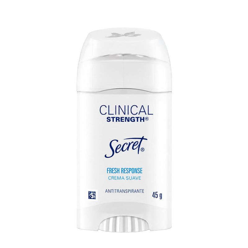 Desodorante em Creme Secret Clinical Strength Fresh Response 45g