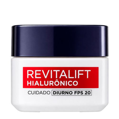 L'Oréal Paris Revitalift Hialurônico Cuidado Diurno FPS20 - Creme Facial Anti-idade 49g