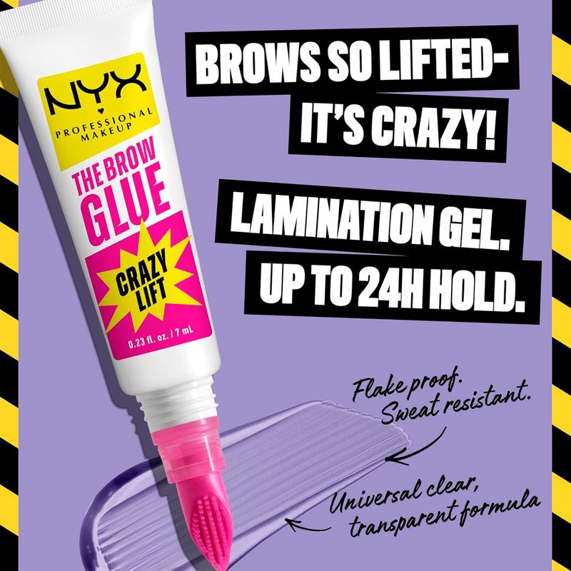 Gel Fixador para Sobrancelhas NYX The Brow Glue Crazy Lift 7ml