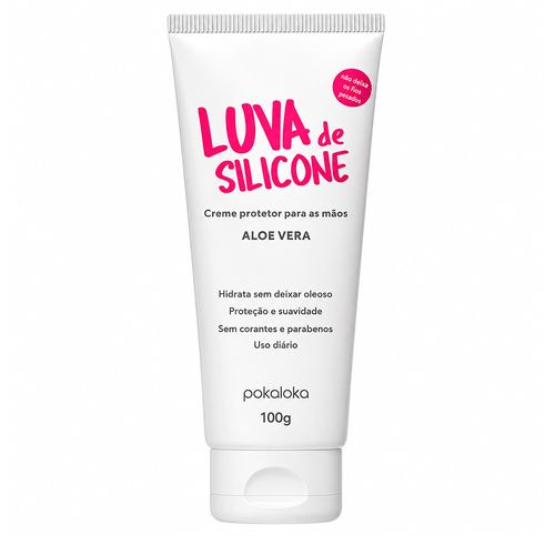 Pokoloka Luva de Silicone Aloe Vera - Creme para as Mãos 100g