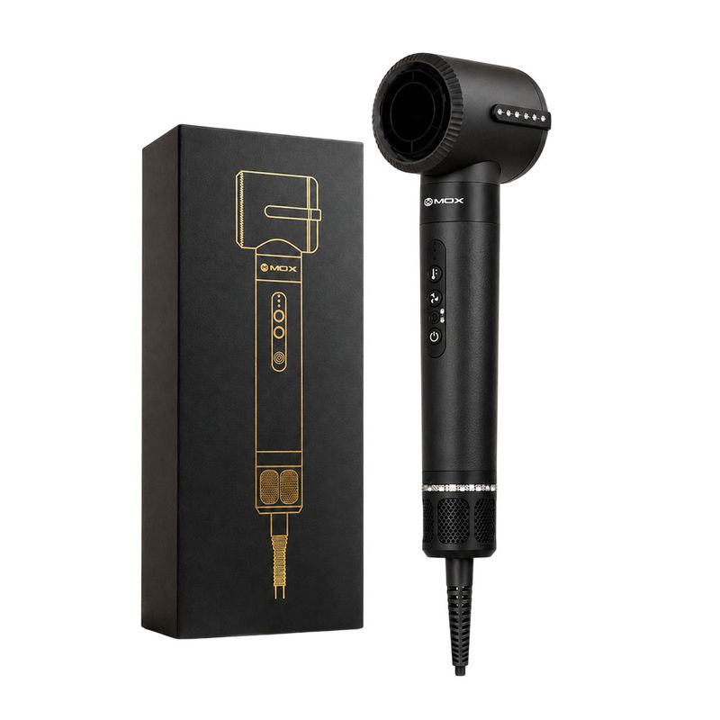 Secador Modelador  Mox Pro Hair Style MO-PH71 7 em 1 Preto 220V