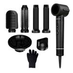 Secador Modelador  Mox Pro Hair Style MO-PH71 7 em 1 Preto 220V