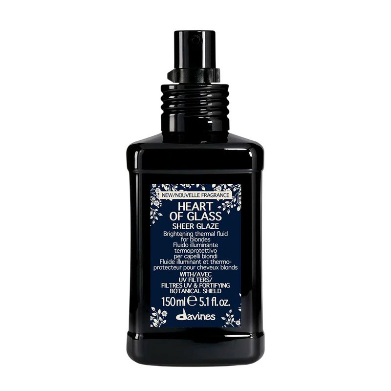 Protetor Térmico Iluminador Davines Heart of Glass Sheer Glaze 150ml