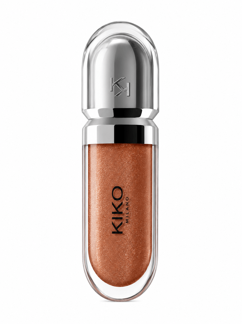 Gloss Labial Cor 18 Golden Sparkle 6,5ml - KIKO Milano 3D Hydra Lipgloss