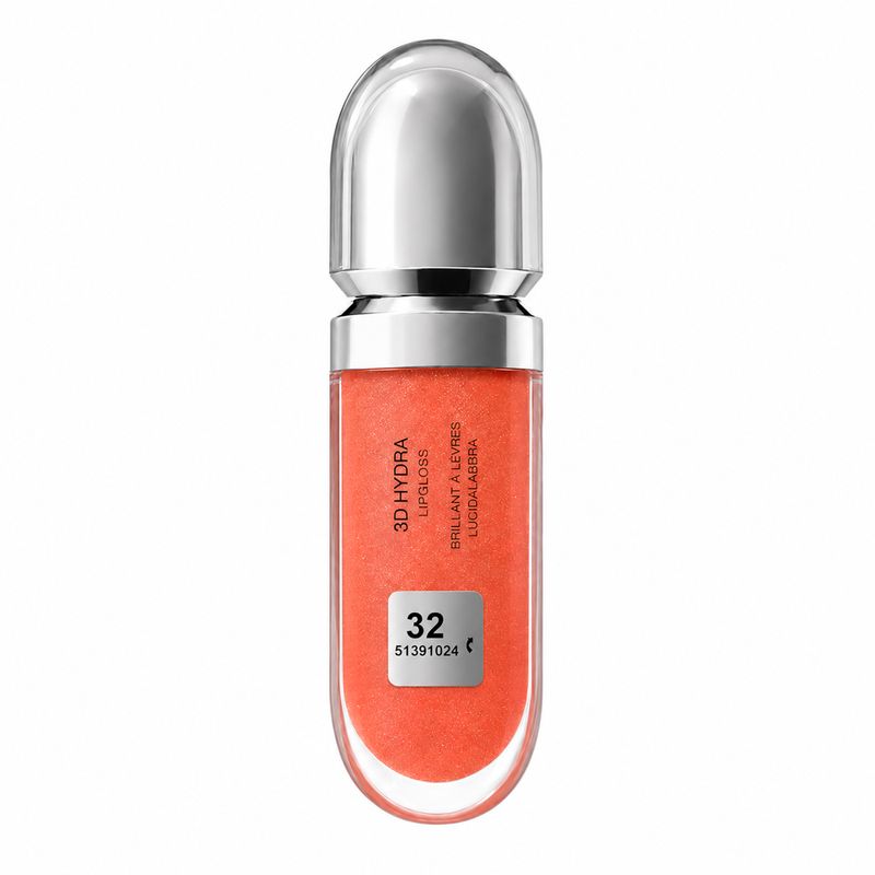 Gloss Labial Cor 32 Pearly Natural Rose - KIKO Milano 3D Hydra Lipgloss
