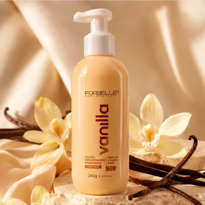 Loção Hidratante Corporal 240g - Forbelle Vanilla