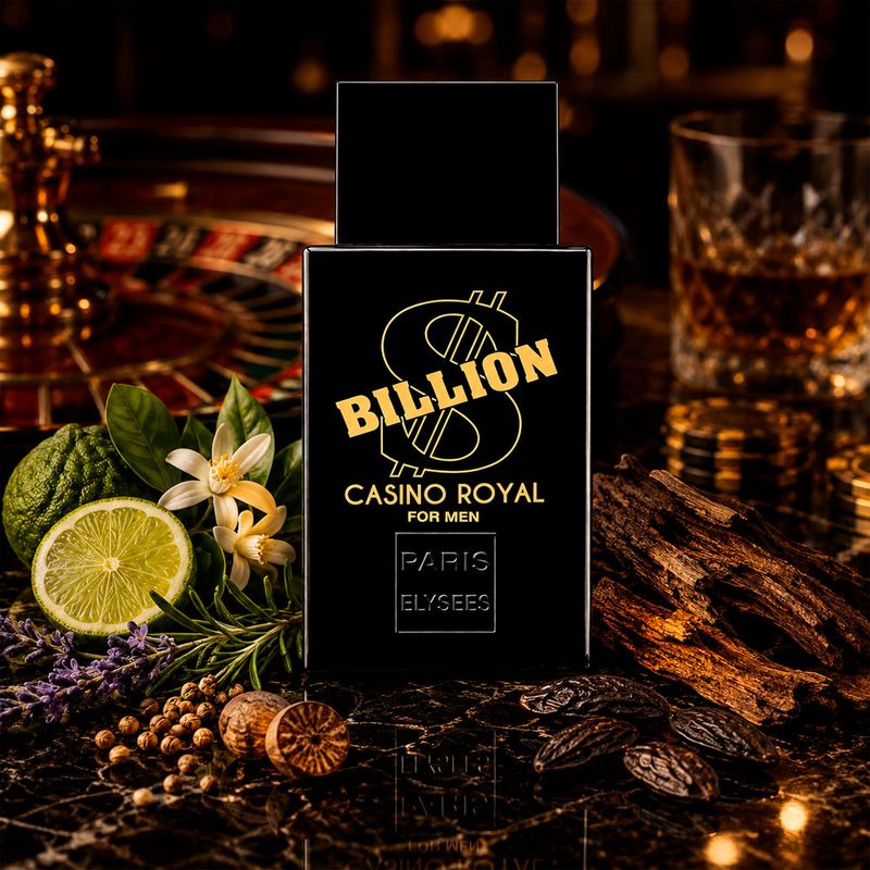 Perfume Masculino Paris Elysees Billion Casino Royal Eau de Toilette 100ml