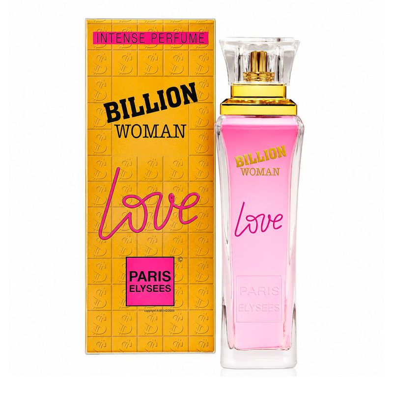 Perfume Feminino Paris Elysees Billion Woman Love Eau de Toilette 100ml