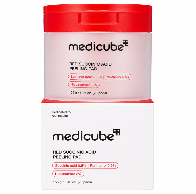 Pads Esfoliantes 155g - Medicube Red Succinic Acid Panthenol Pads