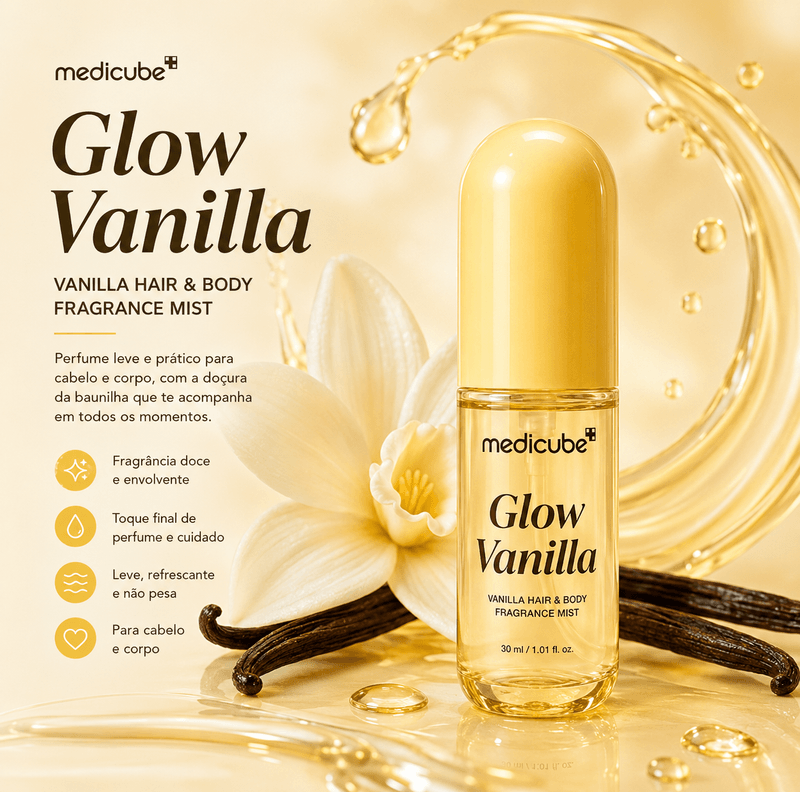 Body Mist 30ml - Medicube Glow Vanilla Hair & Body Fragrance Mist