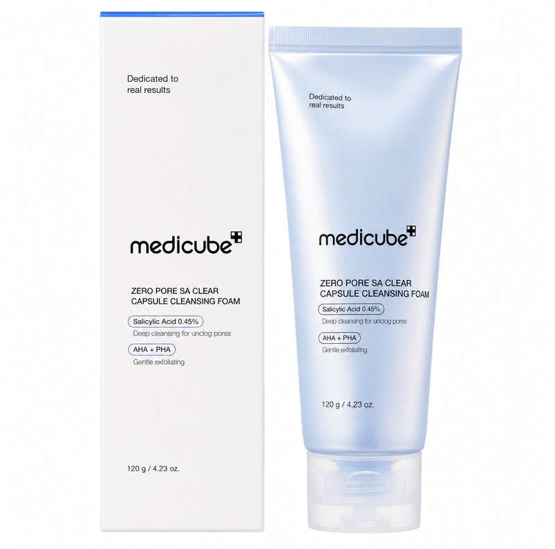 Espuma de Limpeza Facial 120g - Medicube Zero Pore SA Clear Capsule