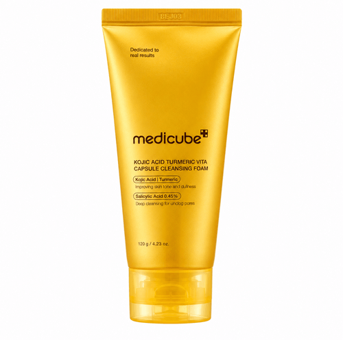 Medicube Kojic Acid Turmeric Vita Capsule - Espuma de Limpeza Facial 120g