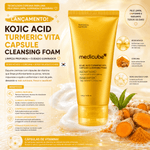 Espuma de Limpeza Facial 120g - Medicube Kojic Acid Turmeric Vita Capsule