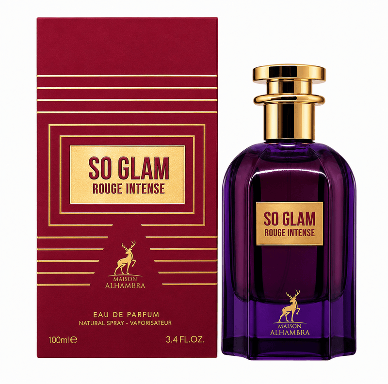 Perfume Feminino 100ml - Maison Alhambra So Glam Rouge Intense Eau de Parfum
