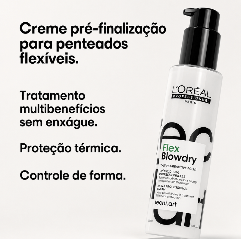 Creme Pré-Finalização 150ml - L'Oréal Professionnel Tecni.Art Flex Blowdry