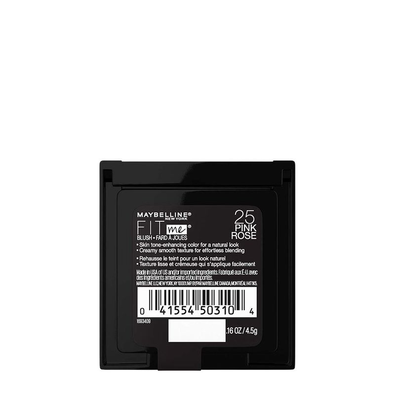 Blush em Pó Maybelline Fit Me Pink Rose 25 4,5g