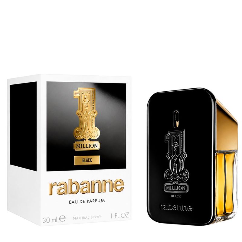 Perfume Masculino Rabanne 1 Million Black Eau de Parfum 30ml
