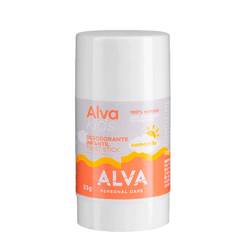 Alva Personal Care Kids Camomila - Desodorante em Barra Infantil 33g