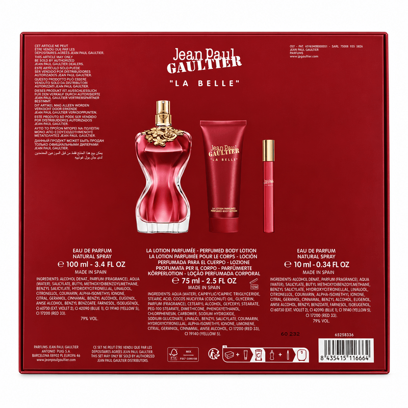 Kit Jean Paul Gaultier La Belle EDP 100ml + 75ml + 10ml