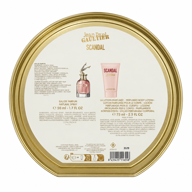 Kit Jean Paul Gaultier Scandal EDP 50ml + BL 75ml