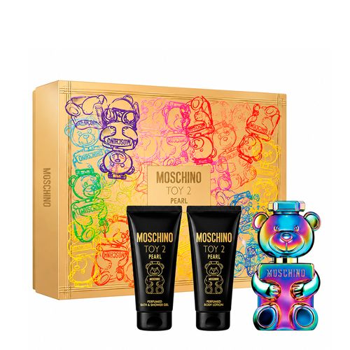 Kit Moschino Toy 2 Pearl Unissex Edp 50ml + Gb 50ml + Bl 50ml