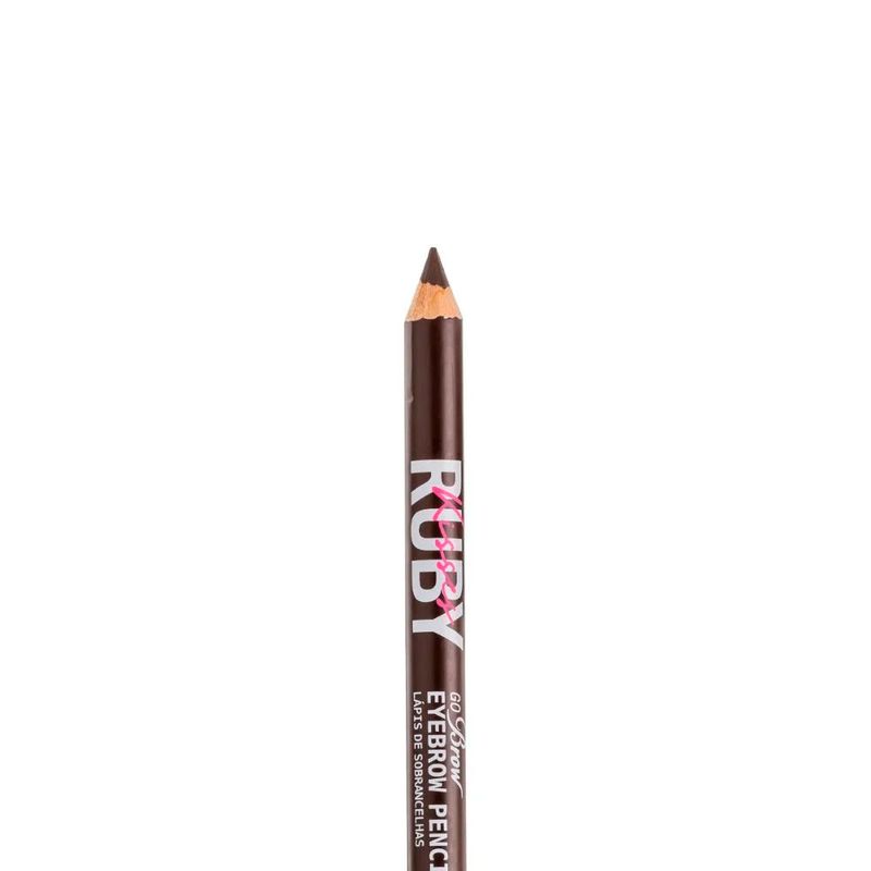 Lápis para Sobrancelhas Ruby Kisses Go Brow Dark Brown 1,25g