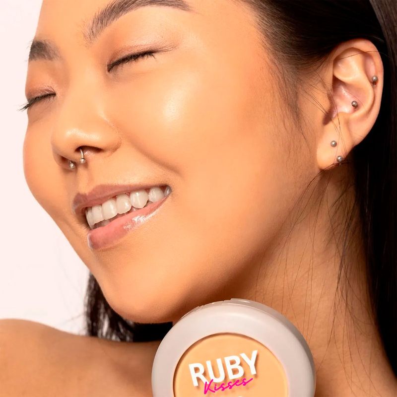 Pó Compacto Ruby Kisses Super Fixo 130 9g
