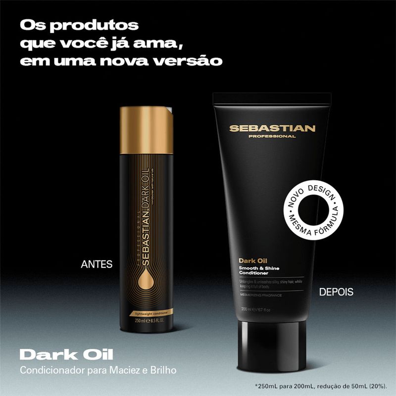 Condicionador Sebastian Professional Dark Oil 200ml