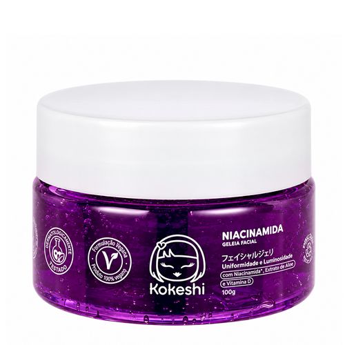 Kokeshi Geleia Facial de Niacinamida - Hidratante Facial 100g