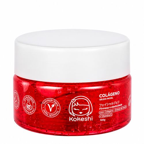 Kokeshi Geleia Facial de Colágeno - Hidratação Facial 100g