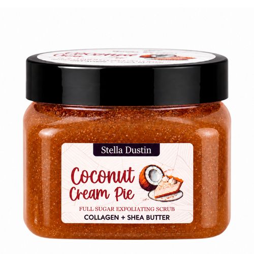 Stella Dustin Full Sugar Coconut Cream Pie - Esfoliante Corporal 500g
