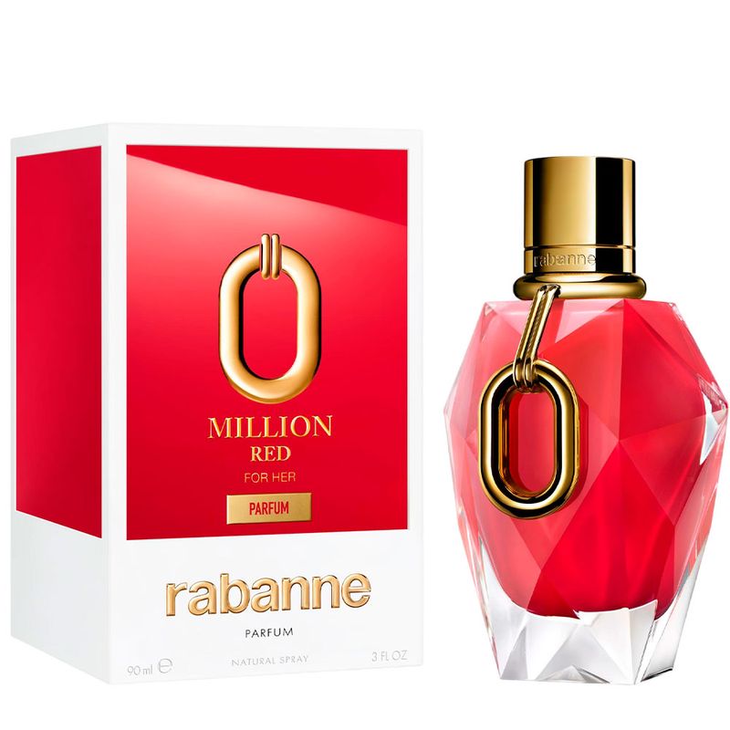 Perfume Feminino Rabanne Million Red For Her Parfum 90ml