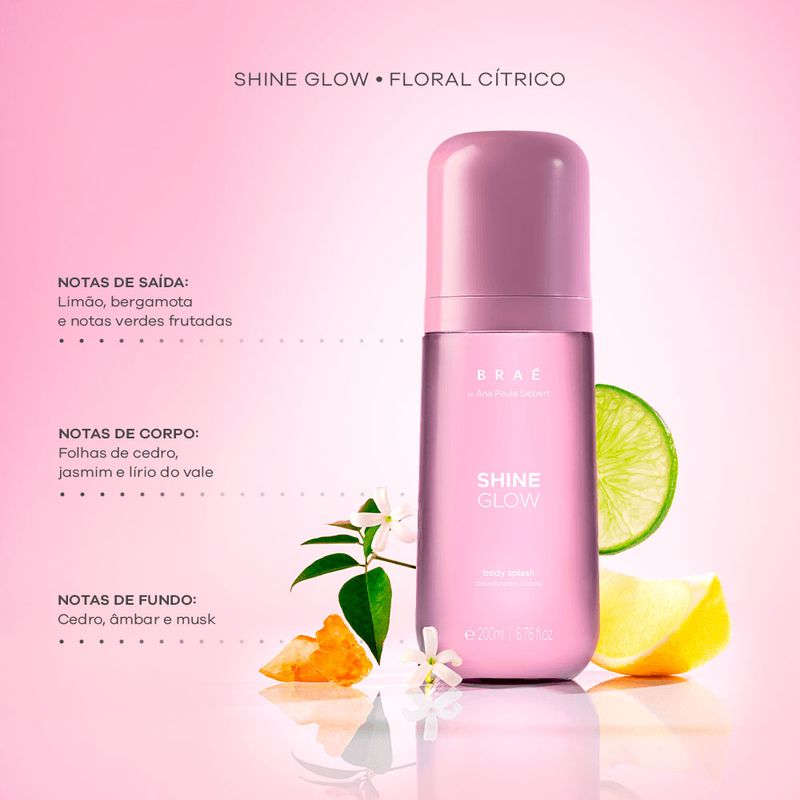 Body Splash Braé By Ana Paula Siebert Shine Glow  200ml